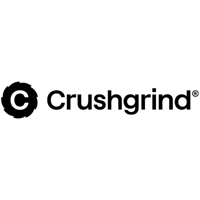 Crushgrind brand logo with a stylized C inside a gear shape.