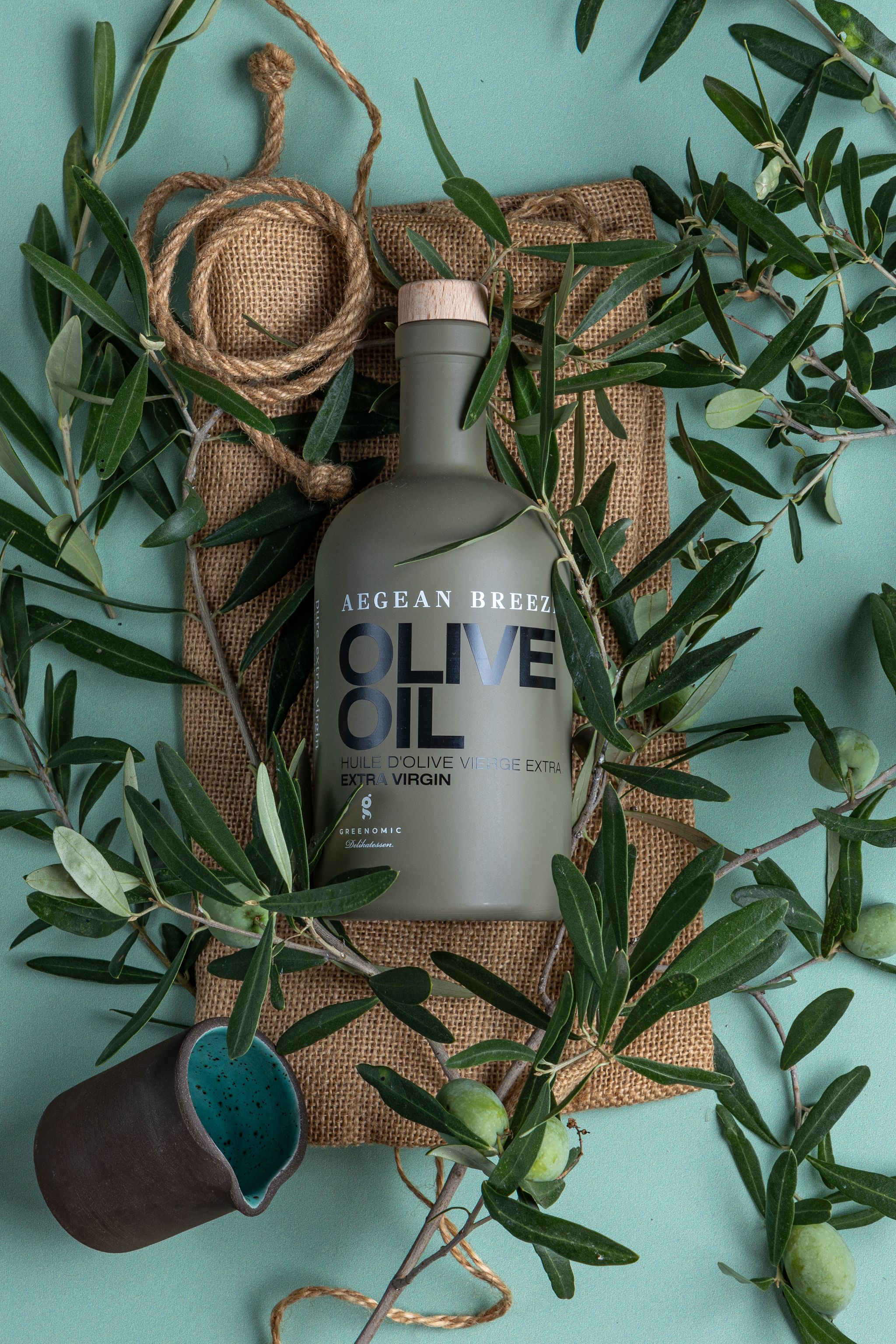 Aegean Breeze olive oil by Greenomic Delikatessen