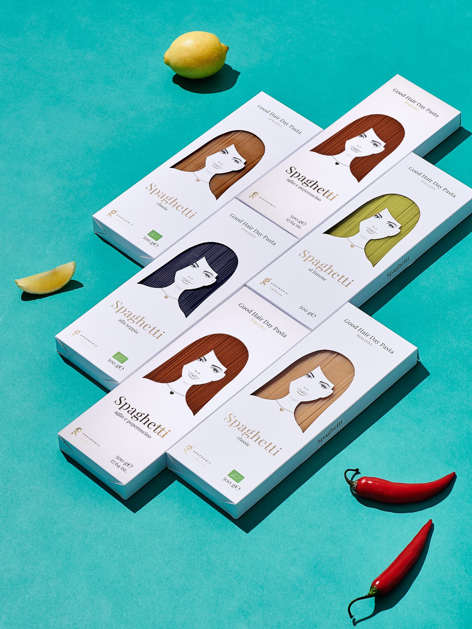 Good Hair Day brand Spaghetti in different colours